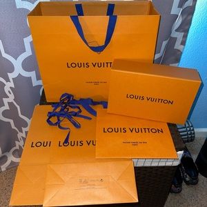 Louis Vuitton Box and Paper Bags